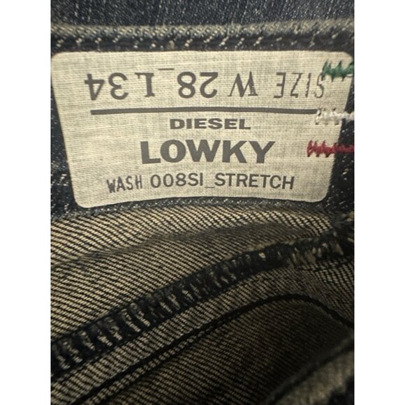 Diesel Industry Lowky Stretch Lightly Distressed Men’s Jeans Size 28X34 - Picture 7 of 11